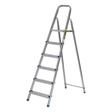 Стремянка Сибртех 97838, 6 ступеней, стальная, оцинкованная купить в Нижневартовске