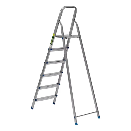 Стремянка Сибртех 97838, 6 ступеней, стальная, оцинкованная купить в Нижневартовске