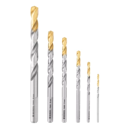 Набор сверл по металлу Denzel, 2-8мм, Р6М5-TiN, Golden Tip, 6 шт, 723000 купить в Нижневартовске