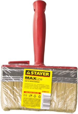 Макловица STAYER &quot;MASTER&quot; UNIVERSAL, светлая щетина, пластмассовый корпус, 3х12см 01824-12 купить в Нижневартовске