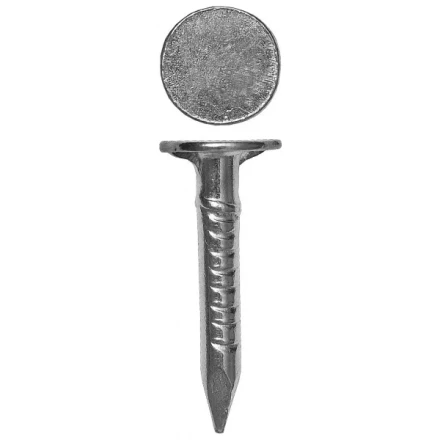 Гвозди оцинкованные с большой головкой, в п/э пакете, 3,0x40мм, 35шт 3060-30-40 купить в Нижневартовске