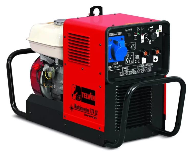 Инверторный сварочный бензогенератор Telwin MOTOINVERTER 174 CE двигатель HONDA купить в Нижневартовске