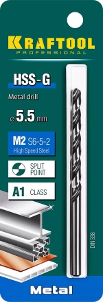 Сверла по металлу HSS-G Оберон 29651-5.5 купить в Нижневартовске