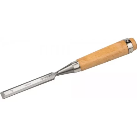 Стамеска-долото ЗУБР "ЭКСПЕРТ" с деревянной ручкой, хромованадиевая, 16мм 18096-16 купить в Нижневартовске