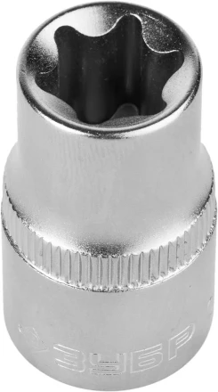 Головка торцовая ЗУБР "МАСТЕР" (1/2"), Cr-V, E-TORX, хроматированное покрытие, E14 27719-14 купить в Нижневартовске