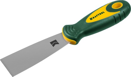 Шпательная лопатка KRAFTOOL с 2-компонент ручк, профилиров нержав полотно 10035-040 купить в Нижневартовске