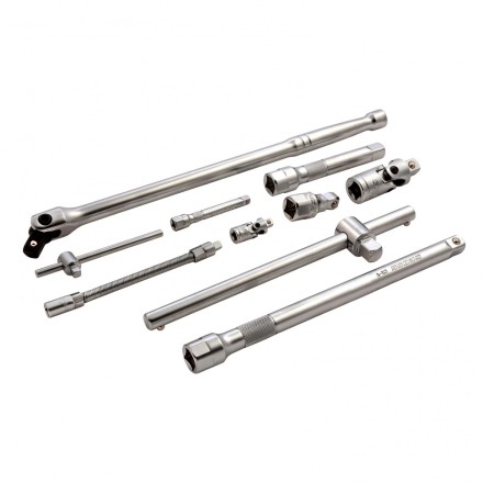 Набор инструментов 115 предметов, 120 зубьев, CrV, 1/4&quot;, 1/2&quot; Gross 14152 купить в Нижневартовске