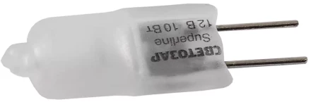 Лампа галогенная СВЕТОЗАР капсульная, матовое стекло, цоколь G4, диаметр 9мм, 10Вт, 12В SV-44761-M купить в Нижневартовске