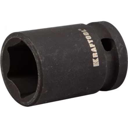 Торцовая головка KRAFTOOL "INDUSTRIE QUALITAT" ударная (1/2"), FLANK, Cr-Mo, фосфатированная, 17 мм 27940-17_z01 купить в Нижневартовске