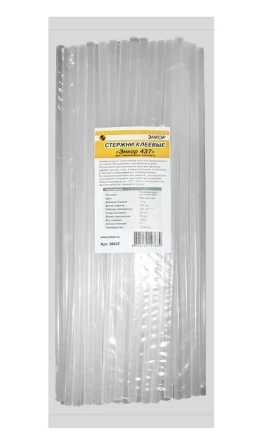 Стержень клеевой 7х300мм ЭНКОР 437 80 шт 50437 купить в Нижневартовске