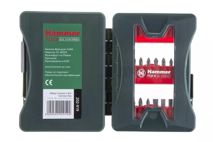 Набор бит HAMMER DR набор No19 29шт. купить в Нижневартовске