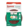 Круг шлиф. самосцепляющийся HAMMER 125мм P80 8отв. купить в Нижневартовске