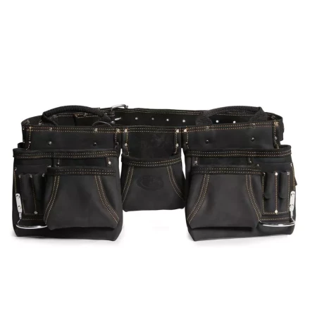 Сумка-пояс монтажника кожаная СК-12 премиум-серия «DEAD BULL» КВТ купить в Нижневартовске