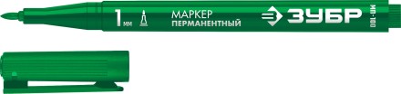 ЗУБР МП-100 зеленый, 1 мм перманентный маркер (06320-4) купить в Нижневартовске