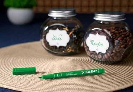 ЗУБР МП-100 зеленый, 1 мм перманентный маркер (06320-4) купить в Нижневартовске