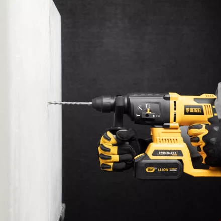 Бур по бетону Denzel, 8 x 160 мм, двойная спираль, три пылеотводящие кромки, 705012 купить в Нижневартовске