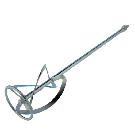 Насадка для миксера Сибртех 848977, для легких растворов, 120 х 590 мм, оцинкованная, хвостовик резьба М14 купить в Нижневартовске