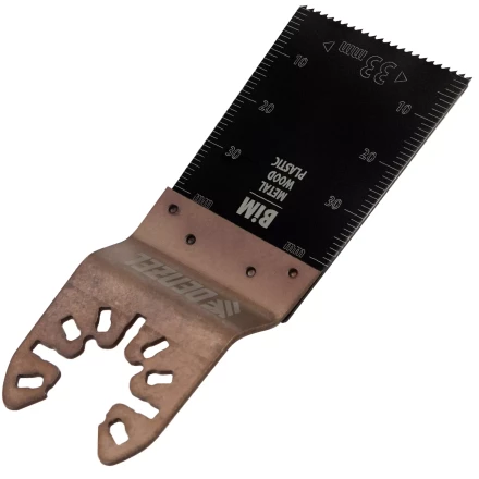 Насадка для МФИ режущая пазовая прямая, BiM, по металлу и дереву, 33 x 1.4 мм, мелкий зуб Denzel 782305 купить в Нижневартовске