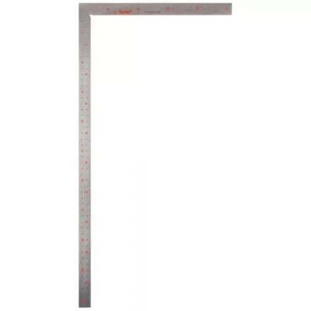 Угольник ЗУБР "ЭКСПЕРТ" столярный нерж. сталь, шкала: шаг 1 мм, гравированная, 500 х 250 мм 34350-50 купить в Нижневартовске