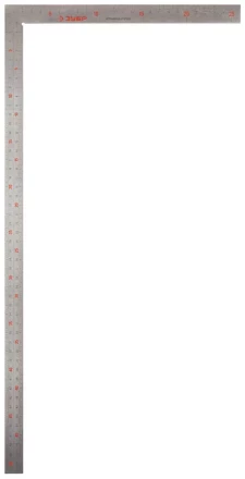 Угольник ЗУБР "ЭКСПЕРТ" столярный нерж. сталь, шкала: шаг 1 мм, гравированная, 500 х 250 мм 34350-50 купить в Нижневартовске