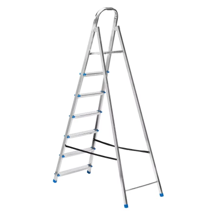 Стремянка Сибртех 97839, 7 ступеней, стальная, оцинкованная купить в Нижневартовске