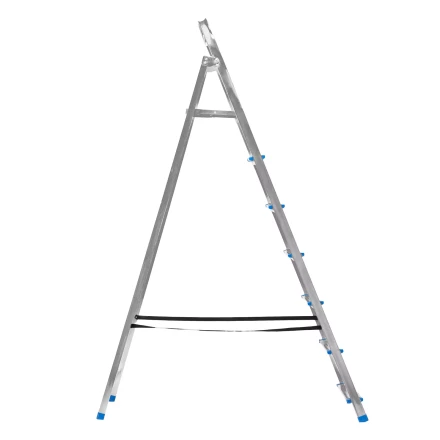 Стремянка Сибртех 97839, 7 ступеней, стальная, оцинкованная купить в Нижневартовске