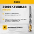 Набор сверл по металлу Denzel 723001, 1-10 мм, Р6М5-TiN, Golden Tip, 10 шт купить в Нижневартовске