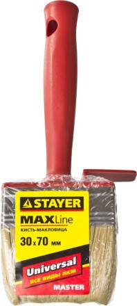 Макловица STAYER &quot;MASTER&quot; UNIVERSAL, светлая щетина, пластмассовый корпус, 3х7см 01824-07 купить в Нижневартовске