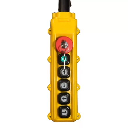 Пульт управления для талей CD (4 кнопки + пуск + аварийный бутон 380в) 1001742 купить в Нижневартовске