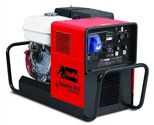 Инверторный сварочный бензогенератор Telwin MOTOINVERTER 204 CE двигатель HONDA купить в Нижневартовске