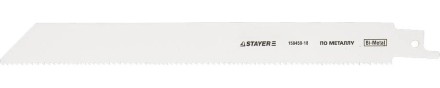 Полотно STAYER &quot;PROFI&quot; S1122EF для сабельной эл. ножовки Bi-Met, тонколистовой, профильн металл, нерж сталь, цвет мет 159459-18 купить в Нижневартовске