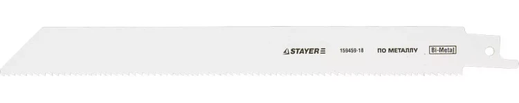 Полотно STAYER "PROFI" S1122EF для сабельной эл. ножовки Bi-Met, тонколистовой, профильн металл, нерж сталь, цвет мет 159459-18 купить в Нижневартовске