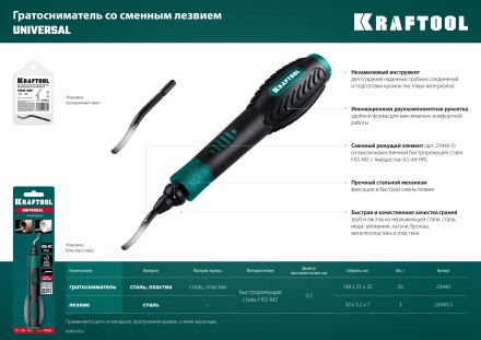 Сменное лезвие для гратоснимателя KRAFTOOL 23440-S купить в Нижневартовске