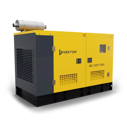 Дизельный генератор Vektor AD-120Y-T400 в шумозащитном кожухе купить в Нижневартовске