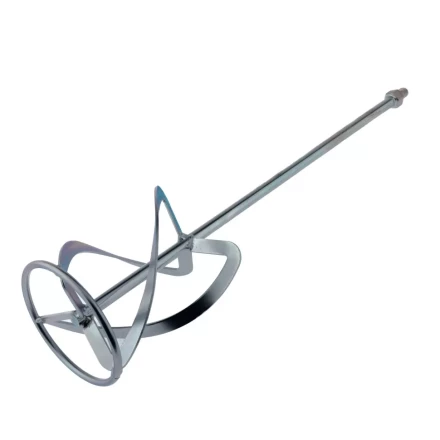 Насадка для миксера, для легких растворов, 140 х 590 мм, оцинкованная, хвостовик резьба М14 Сибртех 848987 купить в Нижневартовске