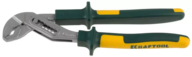 Клещи "KRAFT-MAX", переставные, Cr-Mo, маслобензост двухкомп рукоятки, шарнирное соединение с повыш износост, 250мм, KRAFTOOL 22011-10-25 купить в Нижневартовске