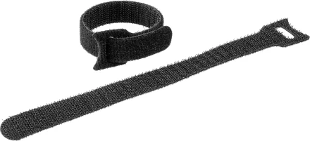 Кабельные стяжки-липучки черные ВЕЛЬКРО нейлоновые серия ПРОФЕССИОНАЛ купить в Нижневартовске