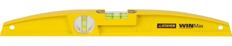 Уровень STAYER "PROFI" WINMax литой усиленный, 2 цельные противоудар ампулы, фрезерован базовая поверхность, 40см 34713-040_z01 купить в Нижневартовске