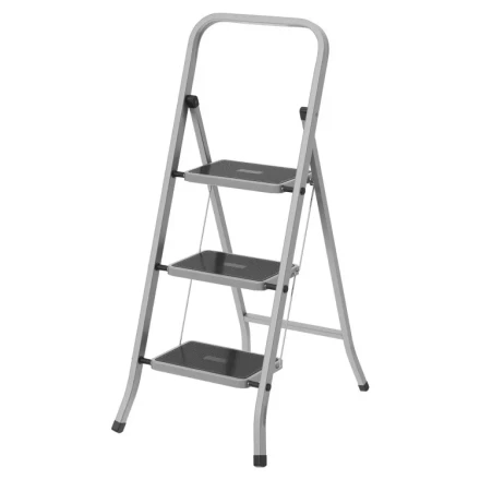 Стремянка 3 ступени с резиновыми ковриками Сибртех 97868 купить в Нижневартовске
