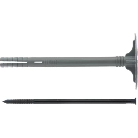 Дюбель "Гриб" для крепления утеплителя 180 мм 25 шт Сибртех 46039 купить в Нижневартовске