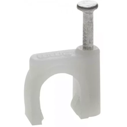 ЗУБР "МАСТЕР". Скоба-держатель для круглого кабеля, с оцинкованным гвоздем, 9 мм, 40 шт 45111-09 купить в Нижневартовске