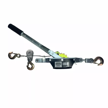 Лебедка рычажная гаражная HITCH CP 2001 2000 кг канат 2.5 м одинарный храповый механизм (SZ073184) купить в Нижневартовске
