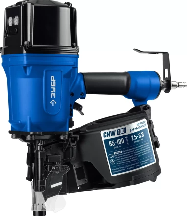 ЗУБР CNW-100, пневматический нейлер для барабанных гвоздей ЗУБР CNW (65-100 мм), Профессионал (31915) купить в Нижневартовске