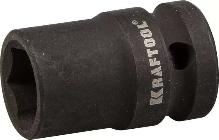 Торцовая головка KRAFTOOL "INDUSTRIE QUALITAT" ударная (1/2"), FLANK, Cr-Mo, фосфатированная, 14 мм 27940-14_z01 купить в Нижневартовске