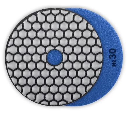 ЗУБР 100 мм, №30, сухое шлифование, алмазный гибкий шлифовальный круг АГШК, Профессионал (29868-030) купить в Нижневартовске