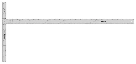 ЗУБР Т-угольник алюминиевый, Профессионал (34387) купить в Нижневартовске