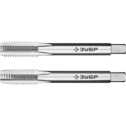 Метчики ЗУБР "ЭКСПЕРТ" машинно-ручные, комплектные для нарезания метрической резьбы в сквозных отверстиях, М10х1,5, 2шт 4-28007-10-1.5-H2 купить в Нижневартовске