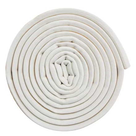 Уплотнитель резиновый, 12 м, профиль "D", белый Сибртех 88909 купить в Нижневартовске