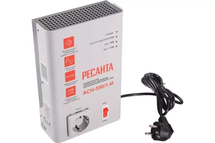 Стабилизатор напряжения АСН-550/1-И Ресанта 63/6/75 купить в Нижневартовске