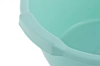 Таз пластмассовый круглый 8л, бирюзовый ТМ Elfe light 92967 купить в Нижневартовске
